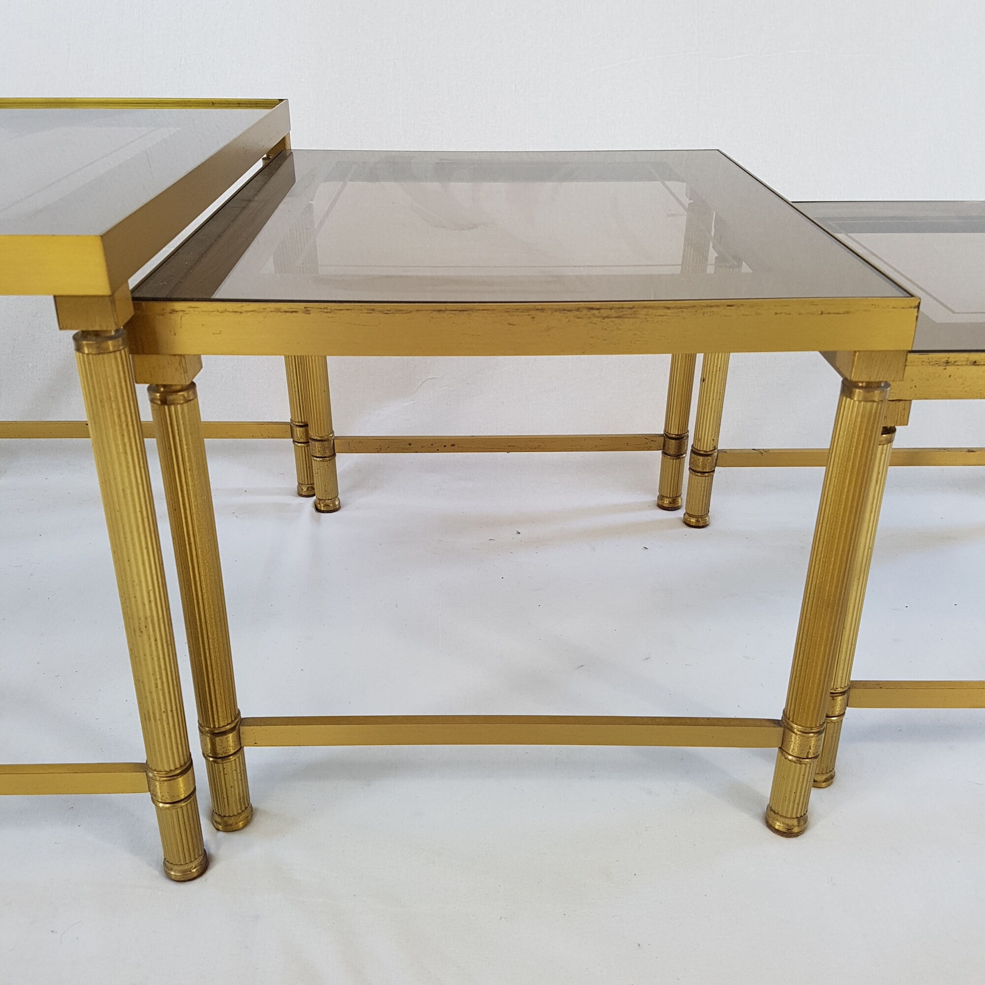 Brass pull-out tables
