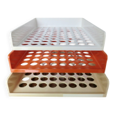 Series of 3 benches, mail storage, Roger TALLON 70s