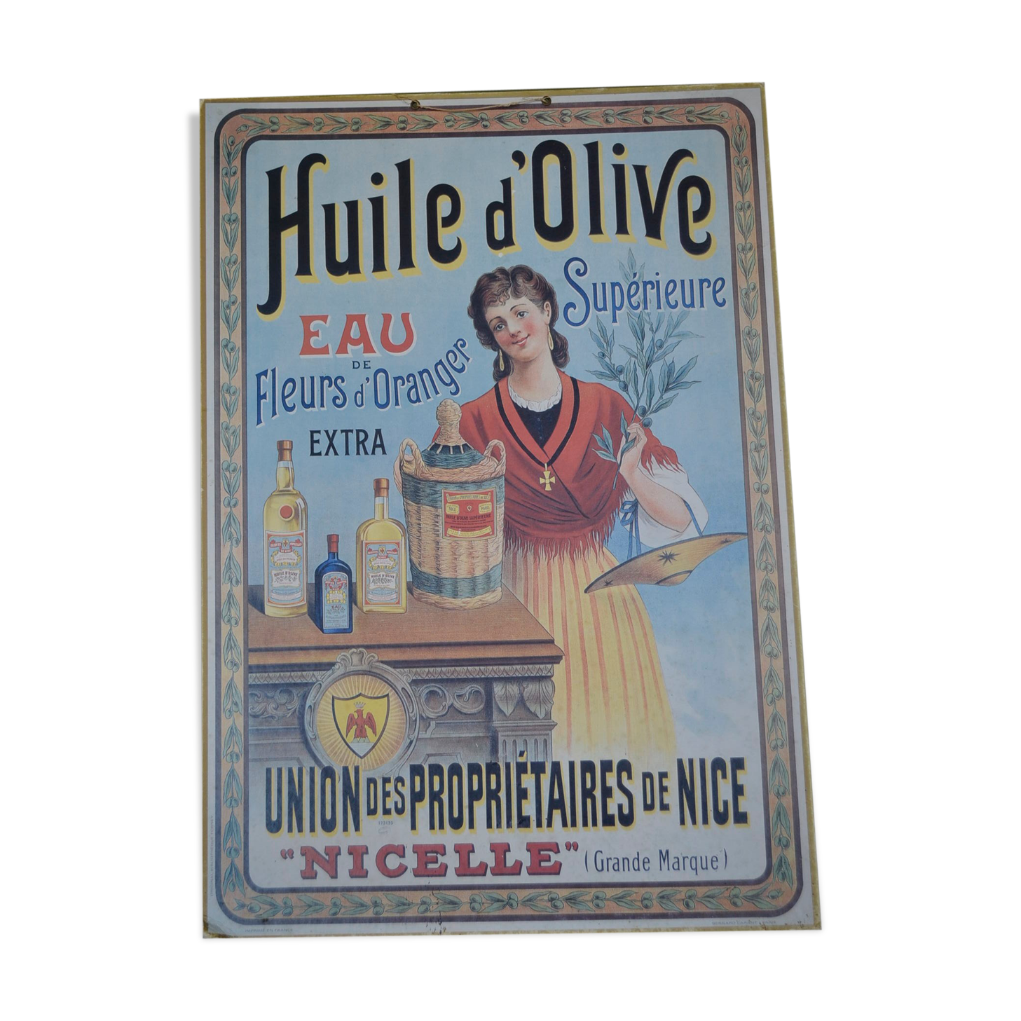 Advertising poster "olive oil"