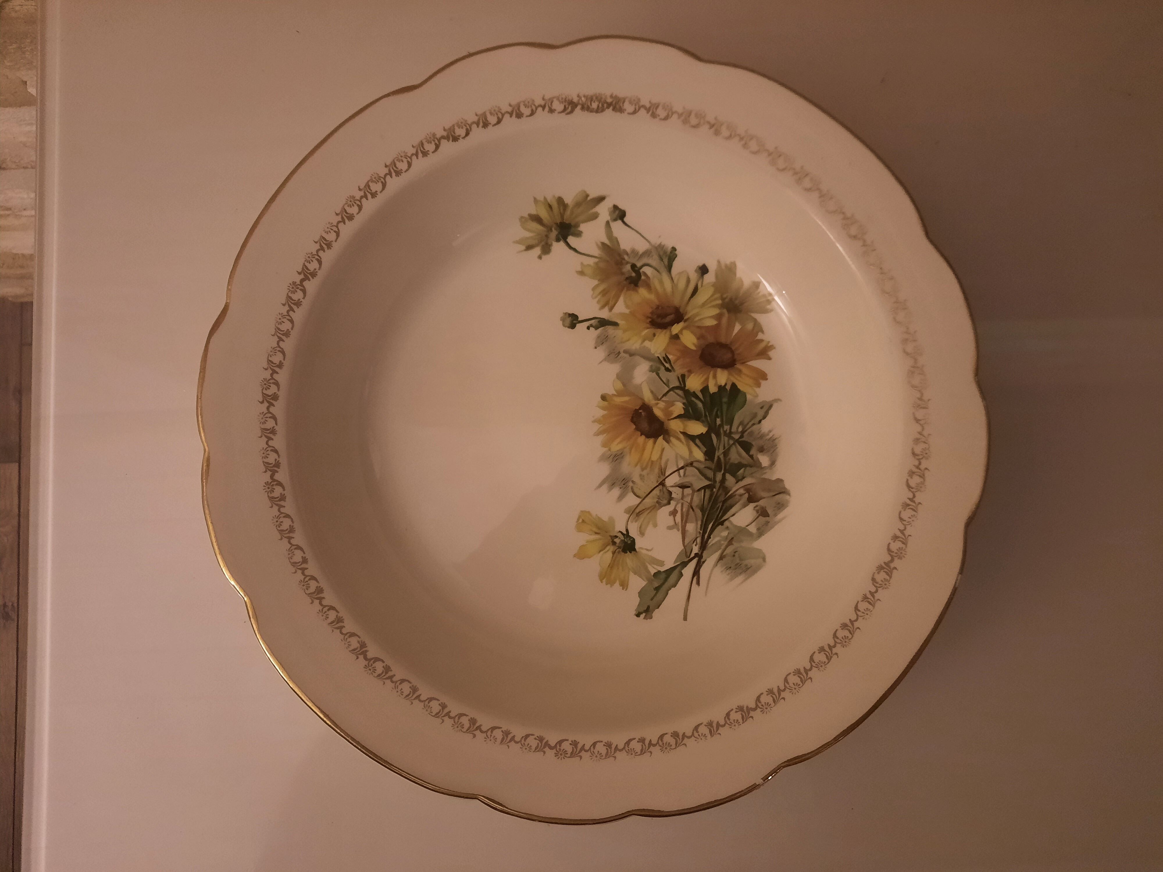 Lot plates Gien model marguerite