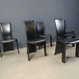 Vintage dining chairs by Pietro costantini, 1980s, set of 6