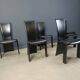 Vintage dining chairs by Pietro costantini, 1980s, set of 6