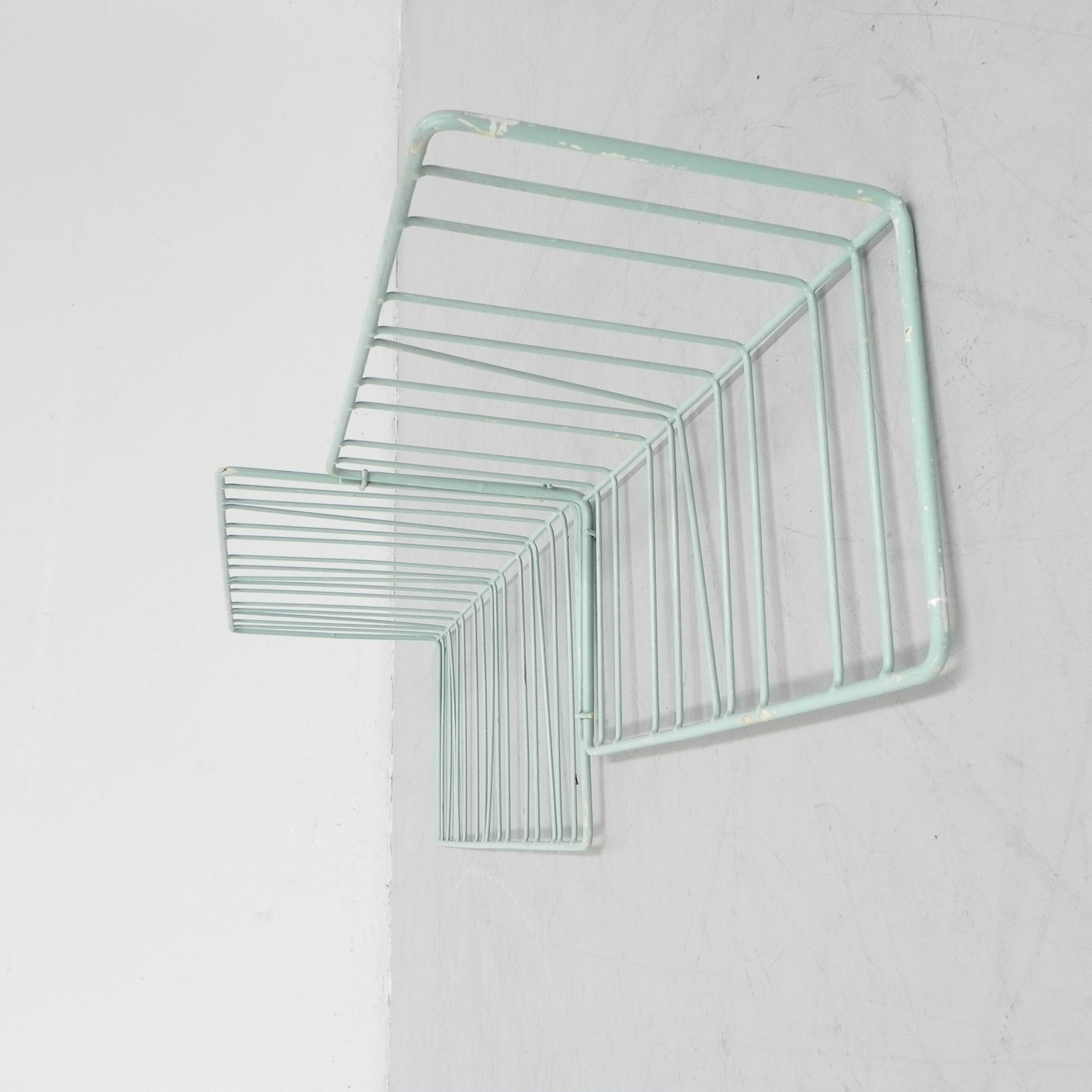 Vintage wall rack consisting of 2 parts