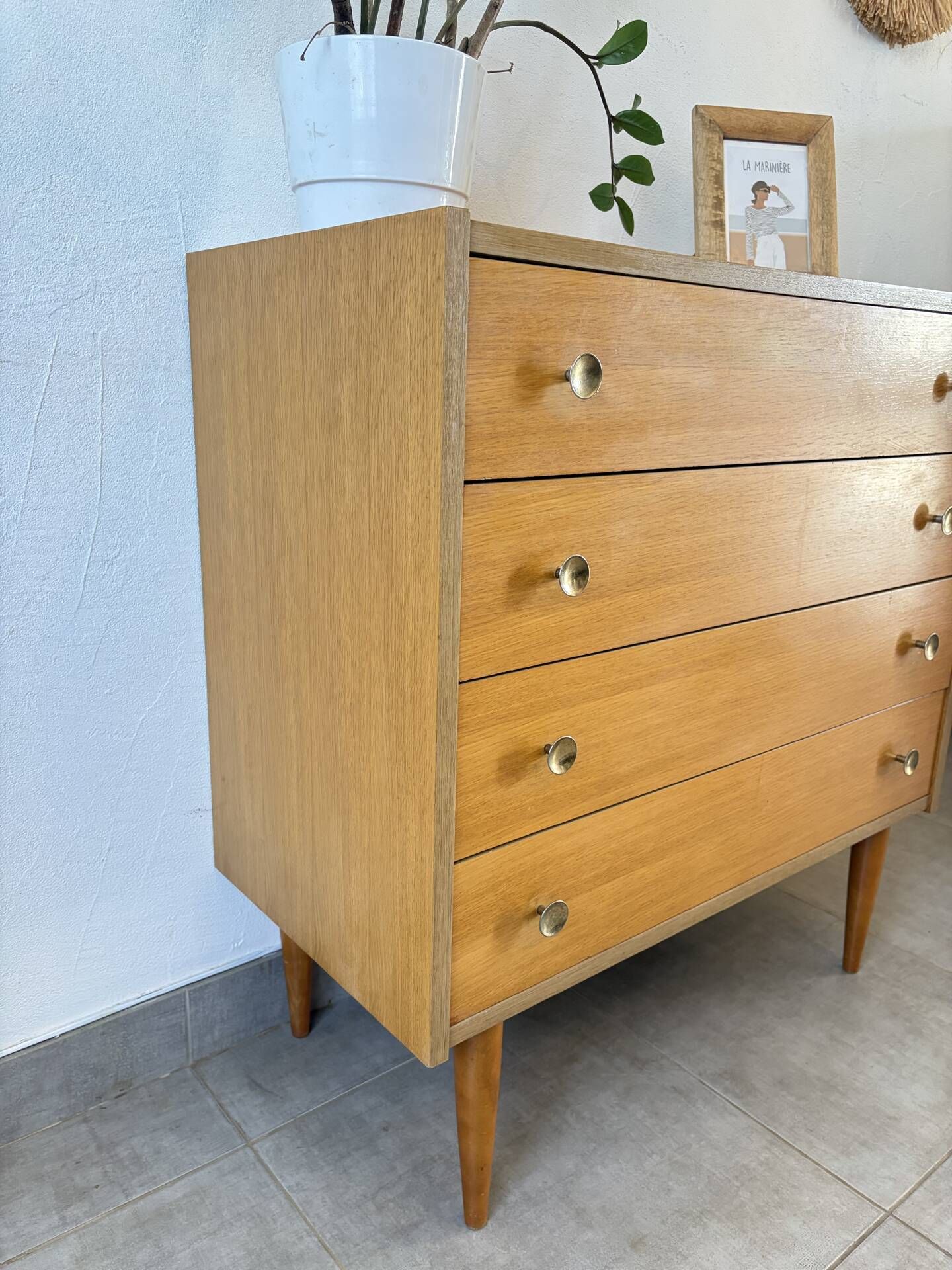 Vintage Scandinavian commode from the 1960s.