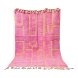 Tapis marocain berbère rose 250cmx150cm