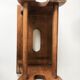Old wood farm stool