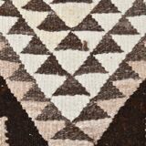 3x10 Brown Beige Persian Kilim Runner Rug, 97x324Cm