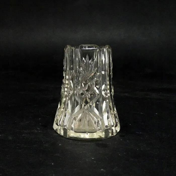 L1J Crystal Toothpick Holder in Art Deco Style