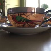 Japanese porcelain tea cups