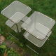 Pair of 2 vintage side tables 1970