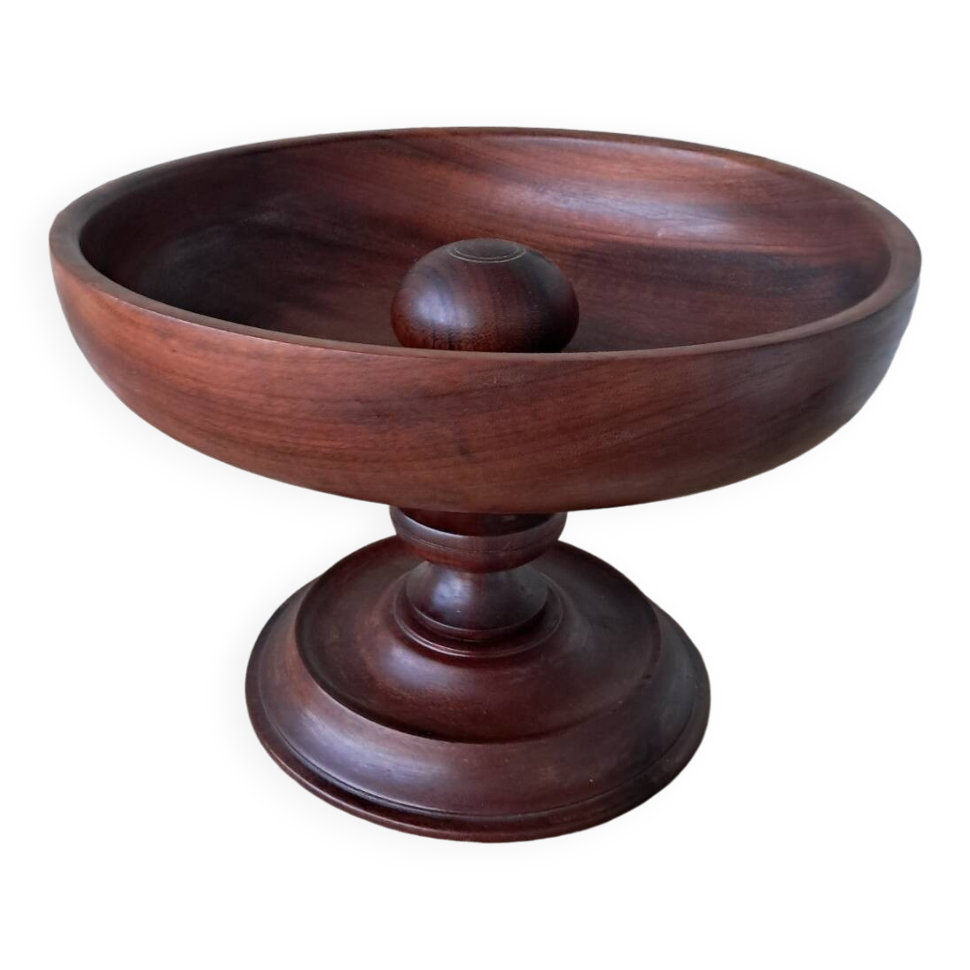 Wooden fruit bowl