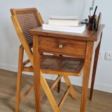 Cannage folding chair 1970