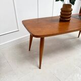 Table basse en teck et céramique