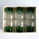 Suite of six aperitif glasses