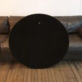 Brass round mirror 100cm