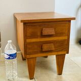 Art Deco oak bedside table from the early 20th century