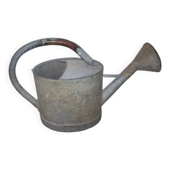 Old zinc watering can