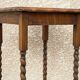 Side table in the countryside style in turned wood