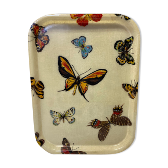 Vintage butterfly tray