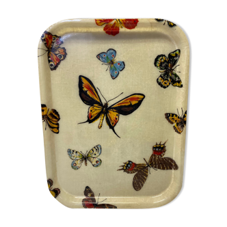 Plateau vintage papillon