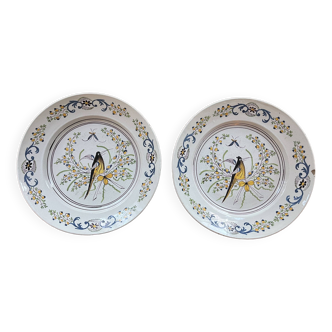 Antique Italian hand-painted plates