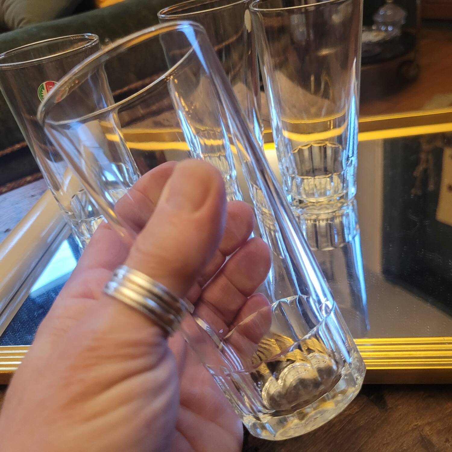 Set de 4 verres long drink Duralex – années 1970