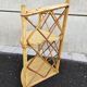 Wall corner shelf rattan bamboo vintage 50 60 modernist