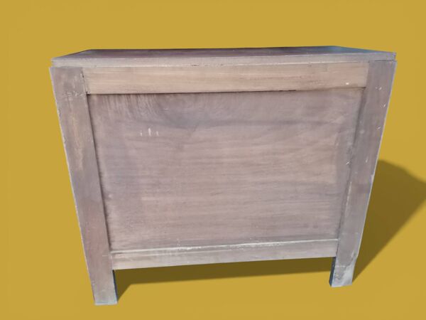 Petite commode en bois de plaquage art déco.