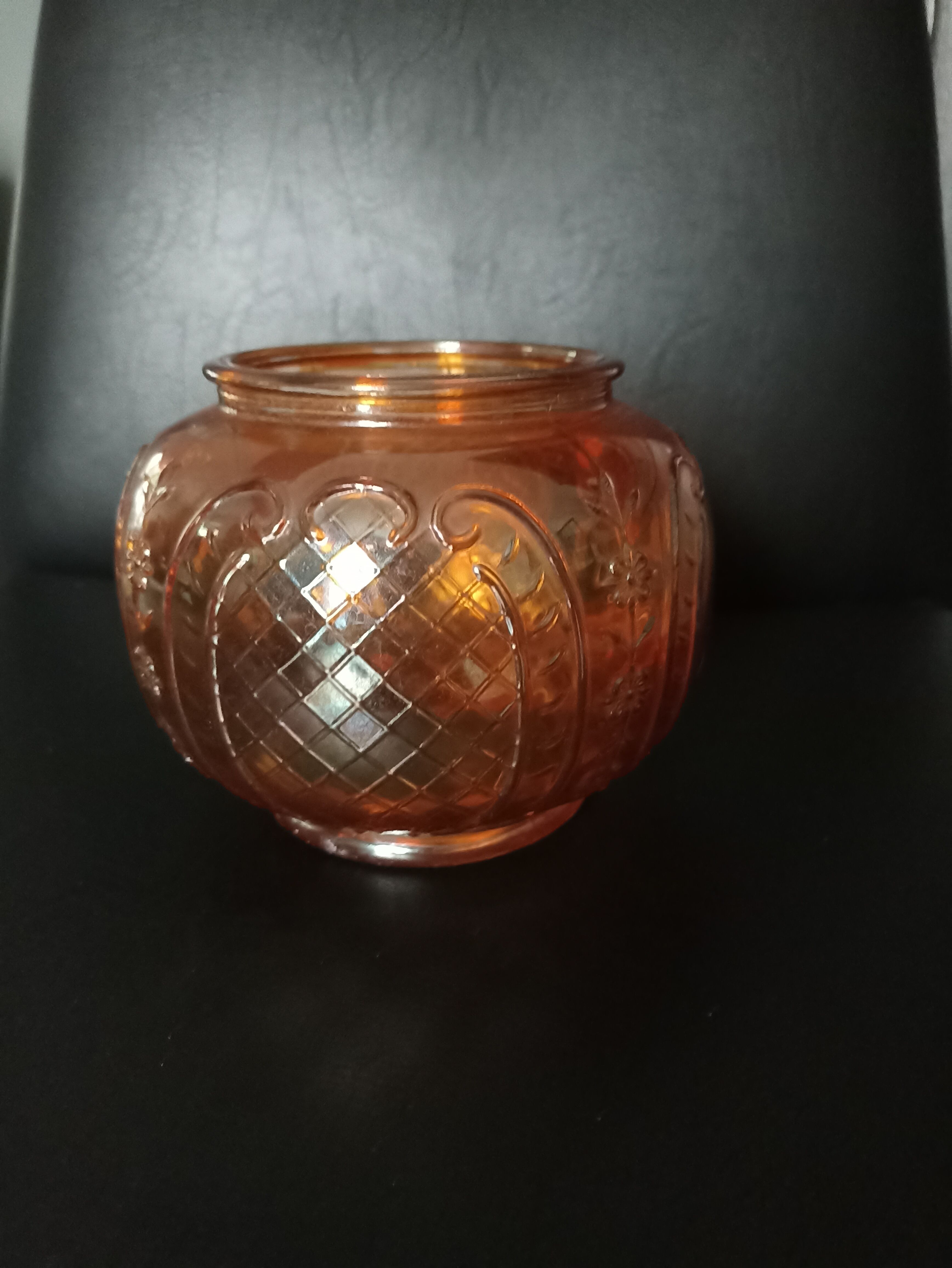 Antique glass vase