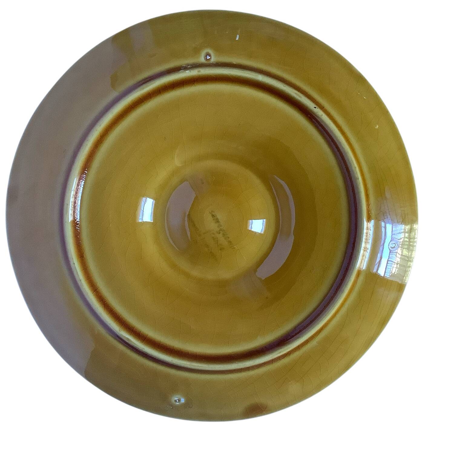 Set of 6 Sarreguemines oyster plates