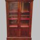 Louis Philippe display case in mahogany and mahogany veneer 19th century