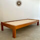 Wooden sofa design Regain France vintage 60s