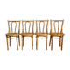 Lot de 4 chaises bistrot vintage