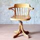 Fauteuil de bureau pivotant by ZPM Radomsko 1950 vintage