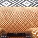 Banquette ancienne tissu velours