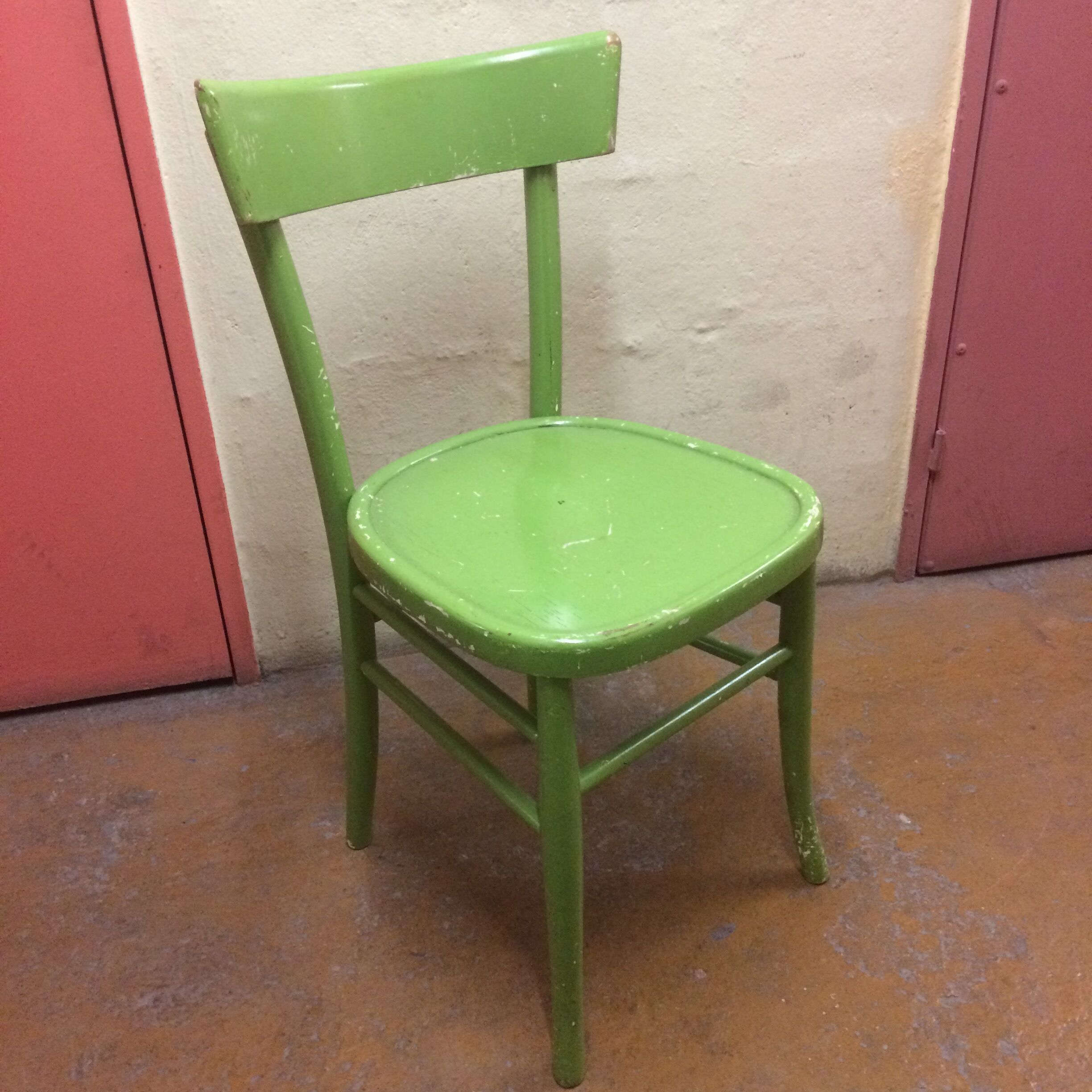Two freshly repainted Luterma chairs