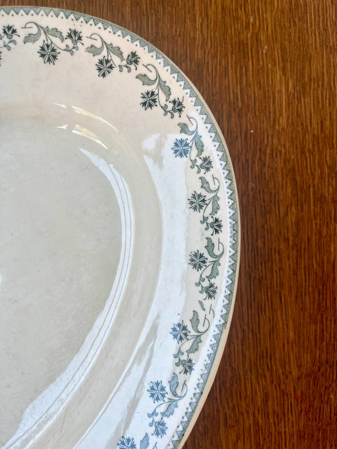 Oval ironstone dish – Moulin des Loups Georgette