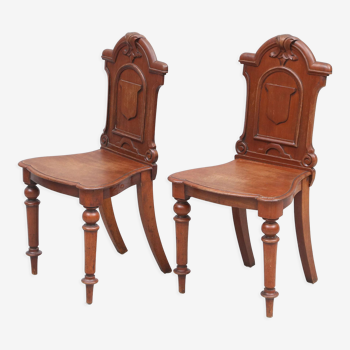 Paire de chaise du 19e siècle Renaissance