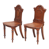 Paire de chaise du 19e siècle Renaissance
