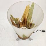 Italian table lamp with leaf theme