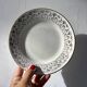 Set of 11 vintage Sarreguemines opaque porcelain dessert plates
