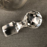 Set of four crystal decanters of the same model