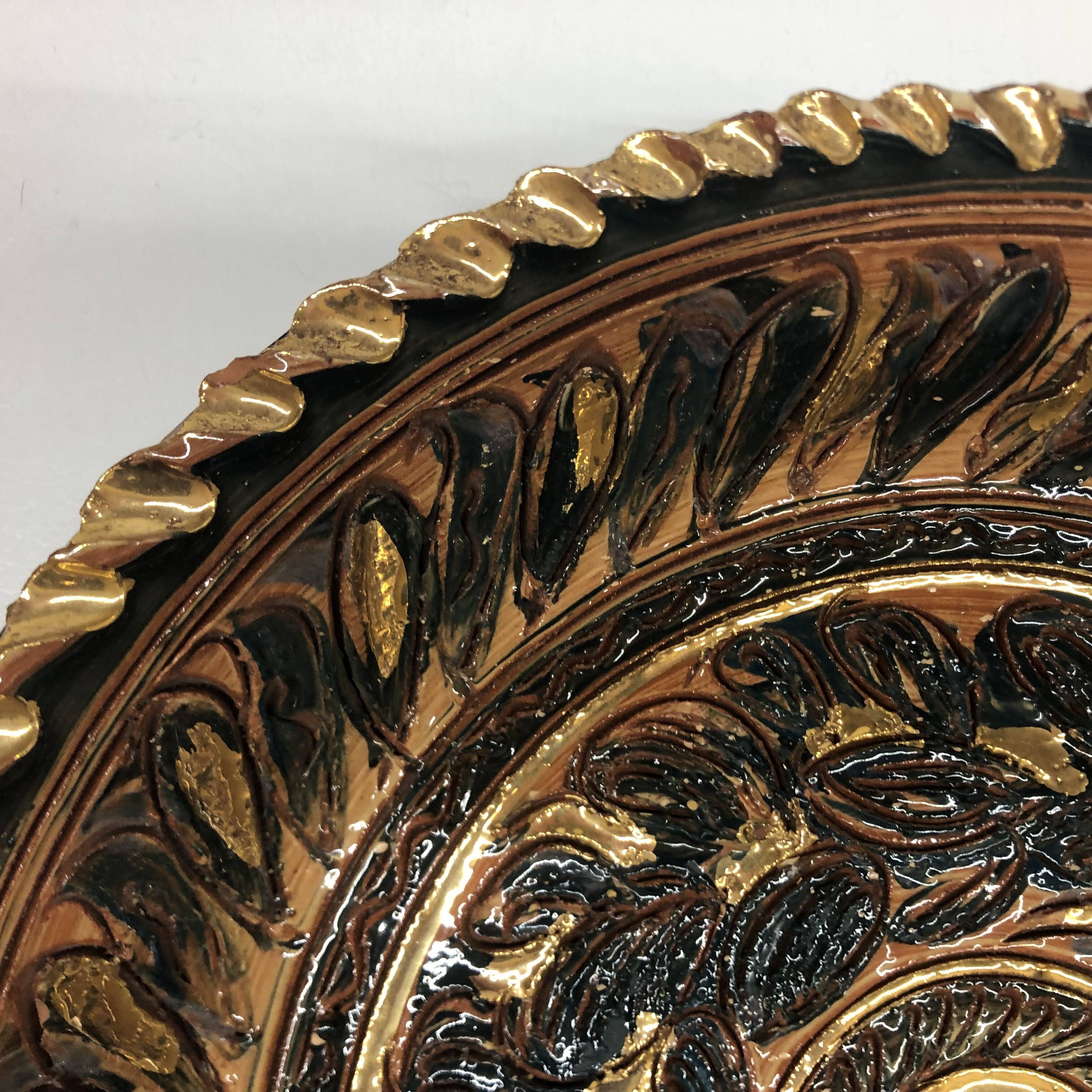 Nimy ceramic dish by Georges Destrebecq circa 1950