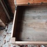 Old pine slope desk