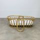 Vintage rattan bassinet