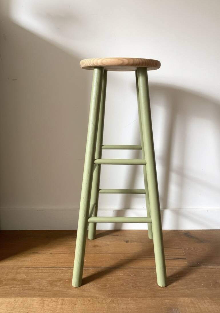 Antique wooden stool
