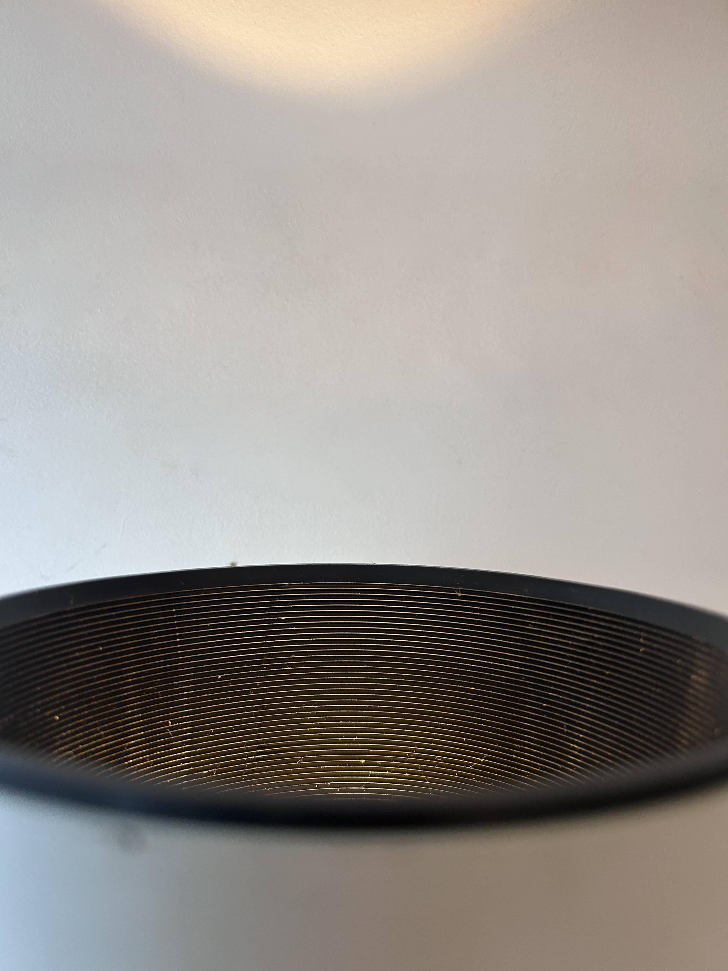 Pair of vintage cylindrical wall lights, matt white metal, Germany Erco 1976