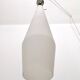 Vintage encased glass and brass pendant by Stilnovo, Italy