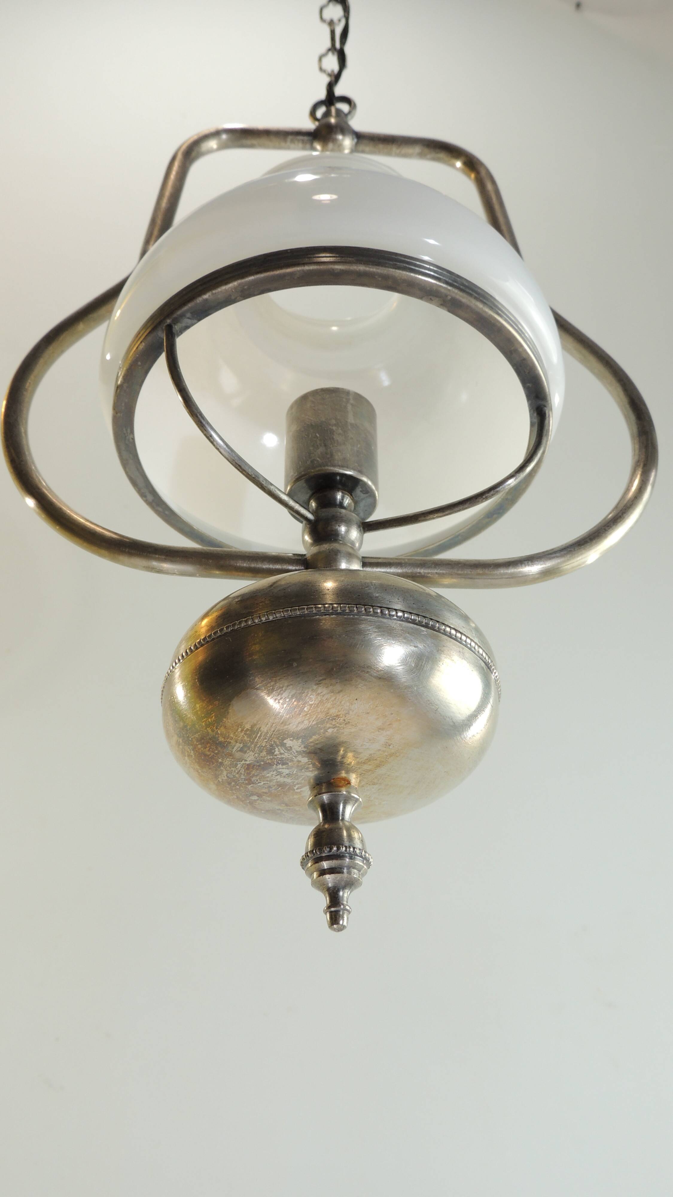 Opaline/vintage pendant light