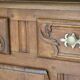 Sumptuous solid oak sideboard, 18th century provincial work